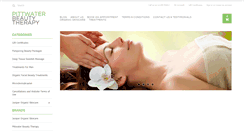 Desktop Screenshot of pittwaterbeautytherapy.com.au